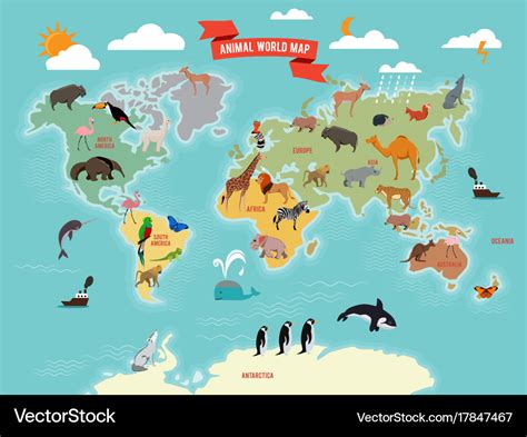 Wild Animals Map