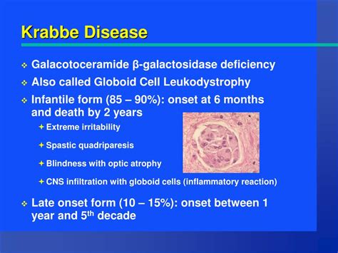 Krabbe Disease Symptoms