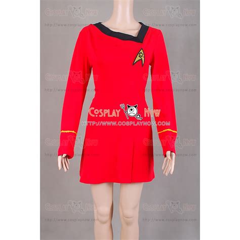 Star Trek Costume TOS The Female Duty Uniform Red Dress