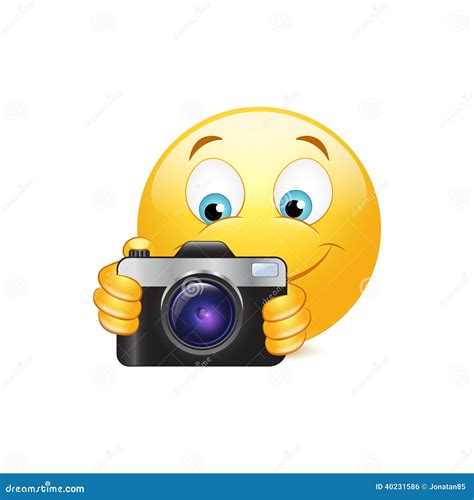 Camera Emoticon Stock Vector - Image: 40231586