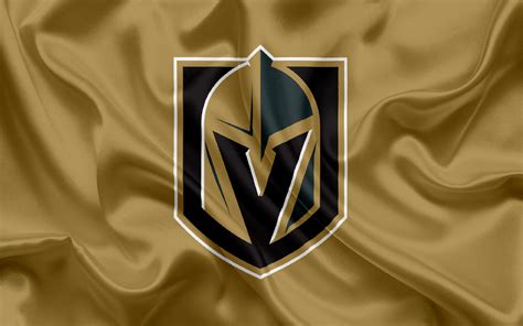 Download Emblem Logo NHL Vegas Golden Knights Sports HD Wallpaper