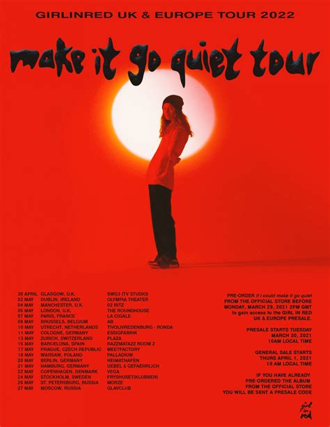 Girl In Red announces 2022 UK and Ireland tour dates – tickets