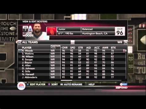 Ncaa Football 13 How To Get The Completed Named Rosters! Ncaa 13 Ps3) - YouTube