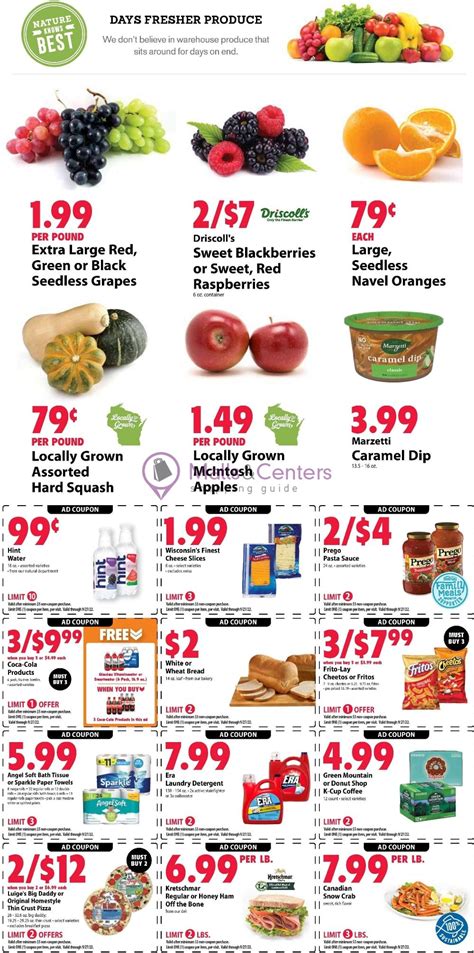 Festival Foods Weekly ad valid from 09/21/2022 to 09/27/2022 - MallsCenters