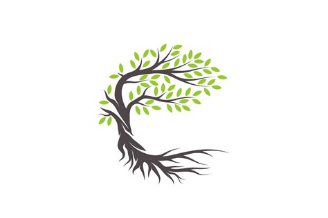 Tree and Roots Logo Design Vector Graphic by Weasley99 · Creative Fabrica