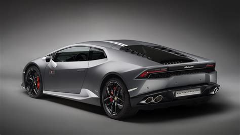 Image Lamborghini Huracan LP 610-4 Cars Back view 3840x2160