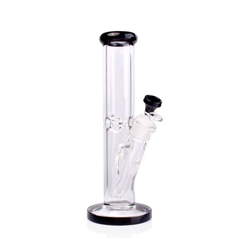 12" x 7mm Thick Straight Tube Bong - UEEGLASS