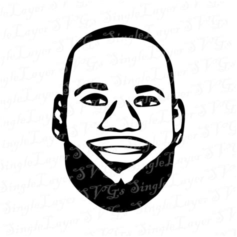 svg Instant Download dxf Great for Cricut eps LeBron James Lakers SVG ...