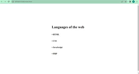 Dot Symbol – Bullet Point in HTML Unicode