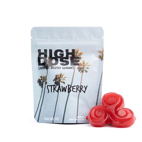 High Dose – Cannabis Infused Gummies (1500mg THC) – Top Shelf Today