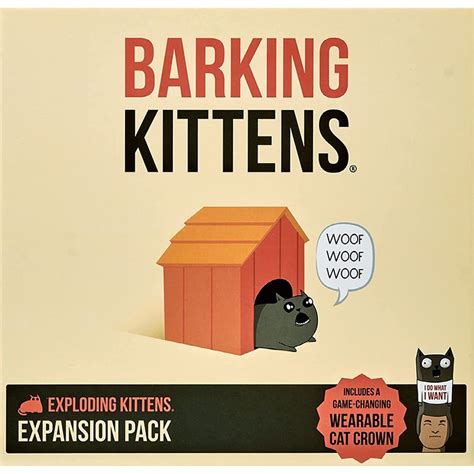 Exploding Kittens: Barking Kittens Expansion Pack | Board Games | Miniature Market