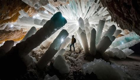 Premium AI Image | giant crystal cave mexico