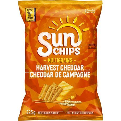 SunChips Harvest Cheddar Mutigrain Snacks | Walmart Canada