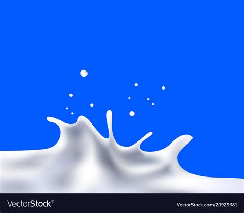 Milk splash Royalty Free Vector Image - VectorStock