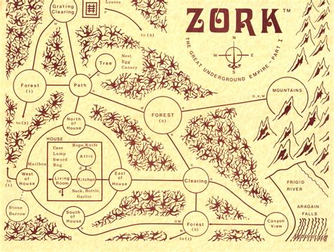 Zork Style Maps | The Ruins of Murkhill