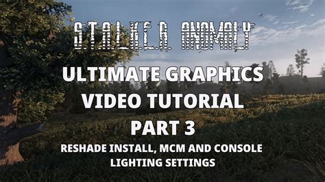 STALKER ANOMALY - ULTIMATE GRAPHICS INSTALL TUTORIAL PART 3 - YouTube