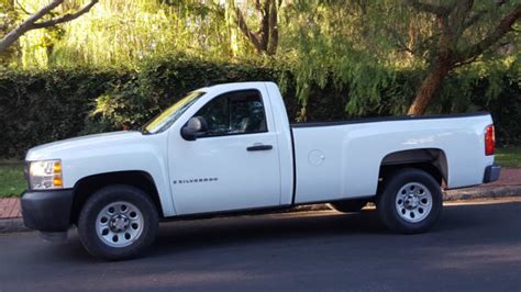 2008 Chevy Silverado 1500 Reg Cab Long Bed BEAUTIFUL! White Chevrolet Work Truck