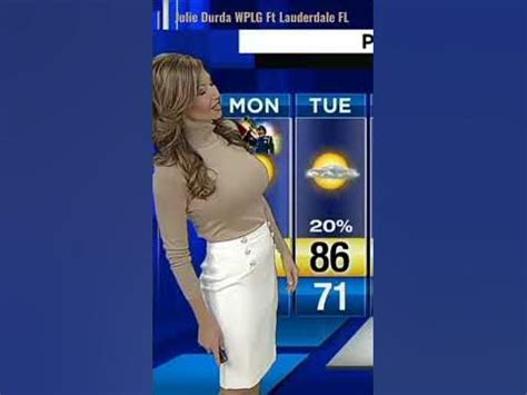 Always Beautiful Weather Girls #38 Julie Durda WPLG Ft Lauderdale Gold Coast FL - YouTube