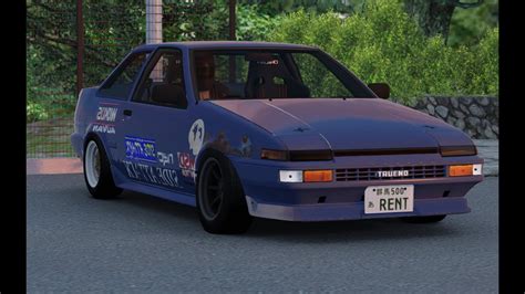 Assetto corsa Mod Showcase: AE86 Coupe Noriyaro Side attack! - YouTube