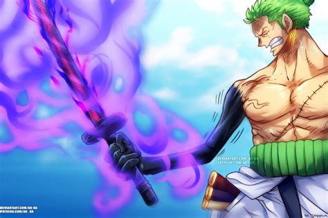 One Piece - Roronoa Zoro Haki Von Enma Sword absorbiert HD Hintergrundbilder herunterladen - Ein ...