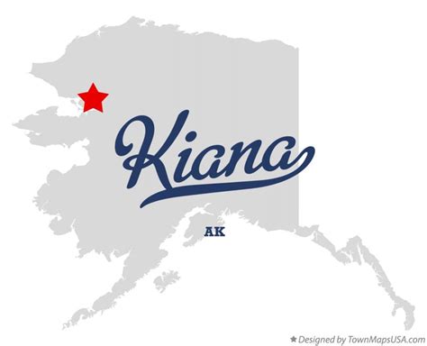 Map of Kiana, AK, Alaska