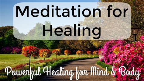 Meditation for Healing - Free Guided Meditation to Relax the Body