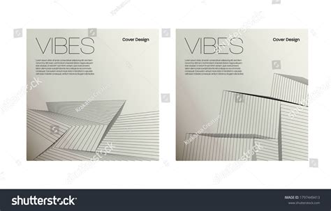 Black and White Album Cover Design with - Royalty Free Stock Vector ...