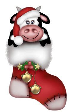 christmas cow clipart - Clip Art Library