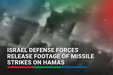 Israel shows missile strikes on buildings said to be used by Hamas ...