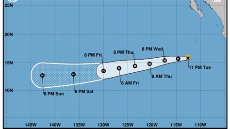 Hurricane Dora 2024 Path - Storm Emmeline