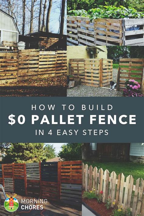 How to Build a Pallet Fence for Almost $0 (and 6 Plans Ideas)