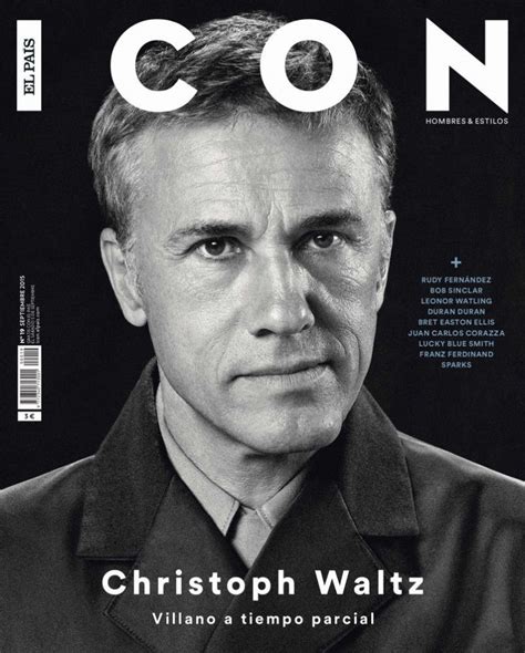 Christoph Waltz Covers September 2015 ICON Magazine