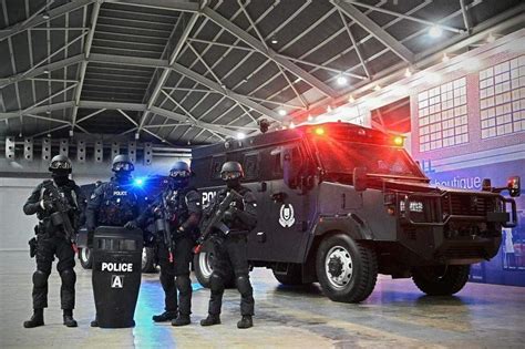 New tactical vehicle, counter drone system unveiled at police workplan seminar | The Straits Times