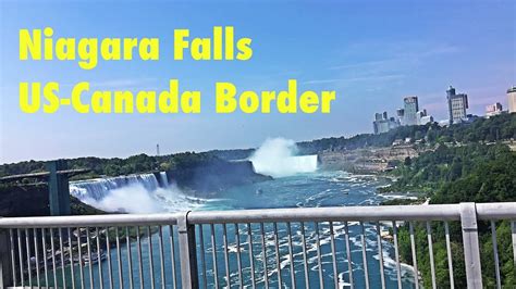 Driving to Niagara Falls - Crossing US-Canada Border - YouTube