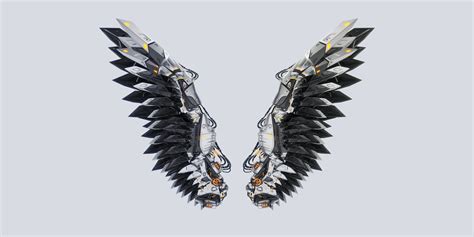 ArtStation - Sci-fi mecha wings image set vol. I | Resources