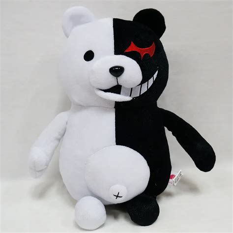 2017 Dangan Ronpa Monokuma Plush Toys Super Cute Black White Bear ...