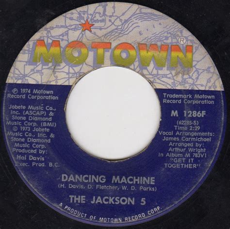 The Jackson 5 – Dancing Machine (1974, Vinyl) - Discogs