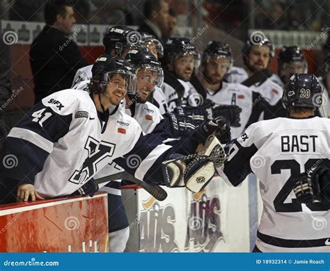 Hockey Goal Celebration Editorial Stock Image - Image: 18932314