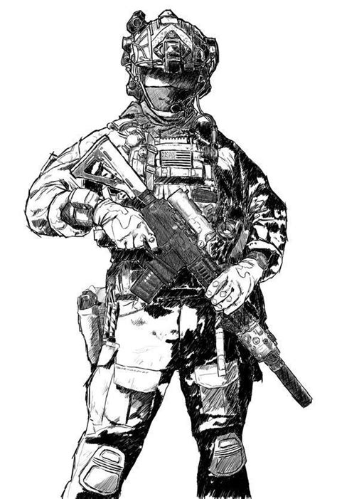 41 Soldier Pencil Drawing Ideas - Art | Military drawings, Soldier ...