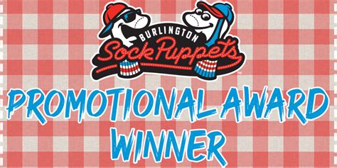 Burlington Sock Puppets win Promotional Award