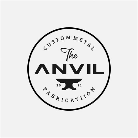 Premium Vector | The anvil logo design template