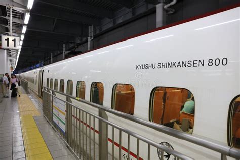 Kyushu Shinkansen 800 Series Bullet Train Editorial Stock Photo - Image ...