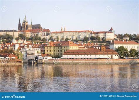 Prague Summer Colorful Cityscape. Czech Republic in Summer Stock Image ...