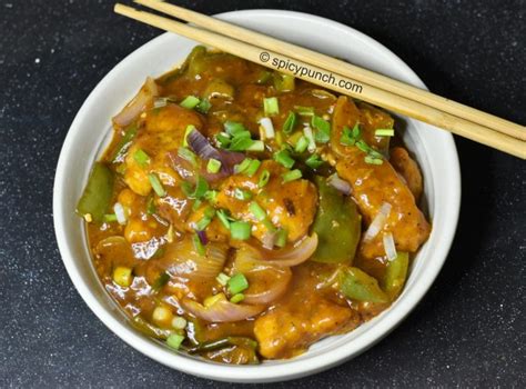 Chilli fish recipe - Chinese style chilli fish with gravy - Spicypunch