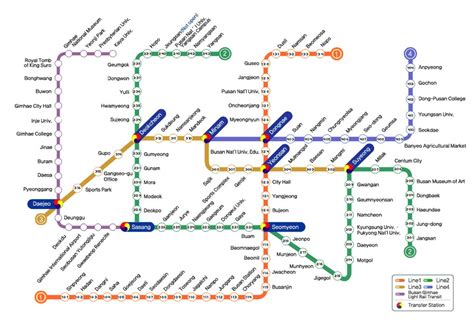 busan-subway-map-english - Living + Nomads – Travel tips, Guides, News & Information!