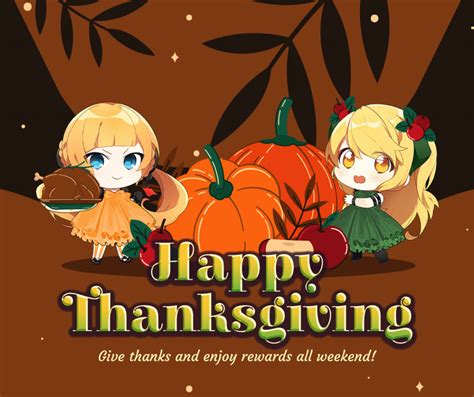 Elsword on Twitter: "Happy Thanksgiving Elpeeps! Make sure to login for ...