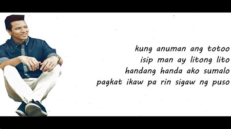 TJ Monterde - Dating Tayo [Lyrics] - YouTube