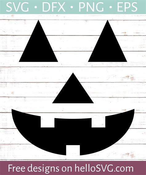 Pumpkin Face SVG - Free SVG files | HelloSVG.com