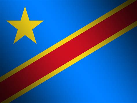 The flag of the Democratic Republic of Congo | Wagrati