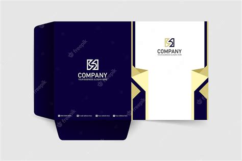 Premium Vector | Modern Folder design. presentation folder template ...